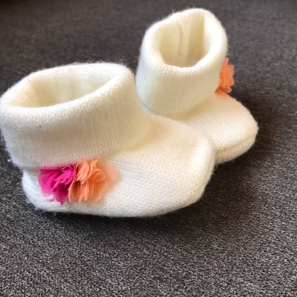 Newborn booties.